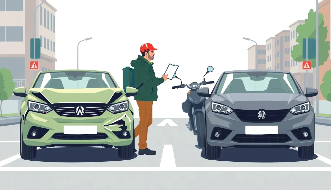 Vodič v osobnom aute má mobilný telefón umiestnený v pevnom držiaku na palubnej doske